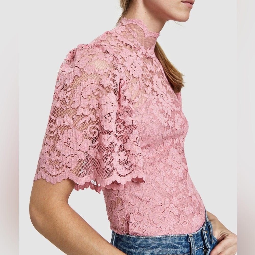 Ganni Revolve Lace BodySuit - Picture 2 of 11